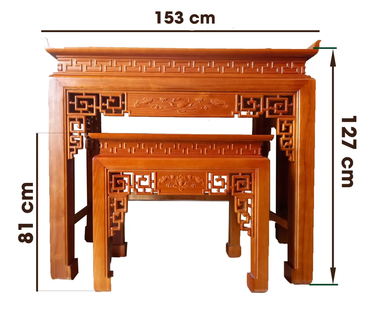 cách xác định chiều cao bàn thờ chuẩn phong thủy
