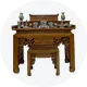 Bàn thờ 2 tầng tam cấp