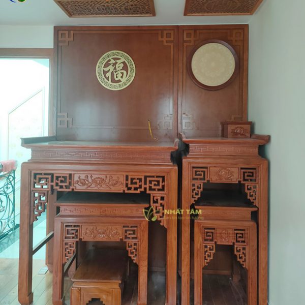 bàn thờ đứng gỗ Hương
