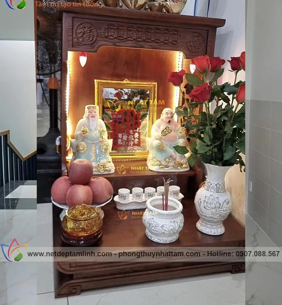 Hướng và vị trí bàn thờ thần tài chuẩn phong thủy