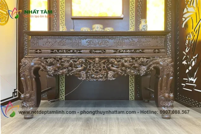 Sập thờ gỗ gụ