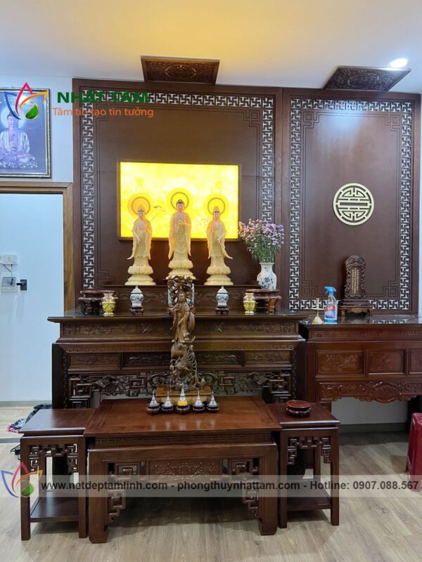 Phòng thờ đẹp gỗ Hương – BTDH15367