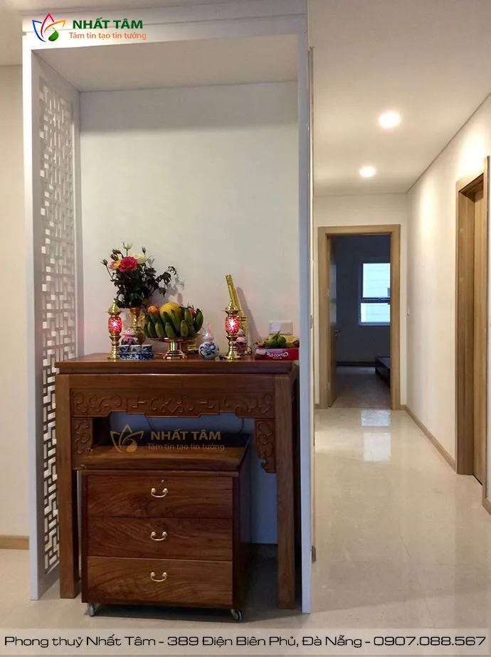 Thiết kế bàn thờ chung cư