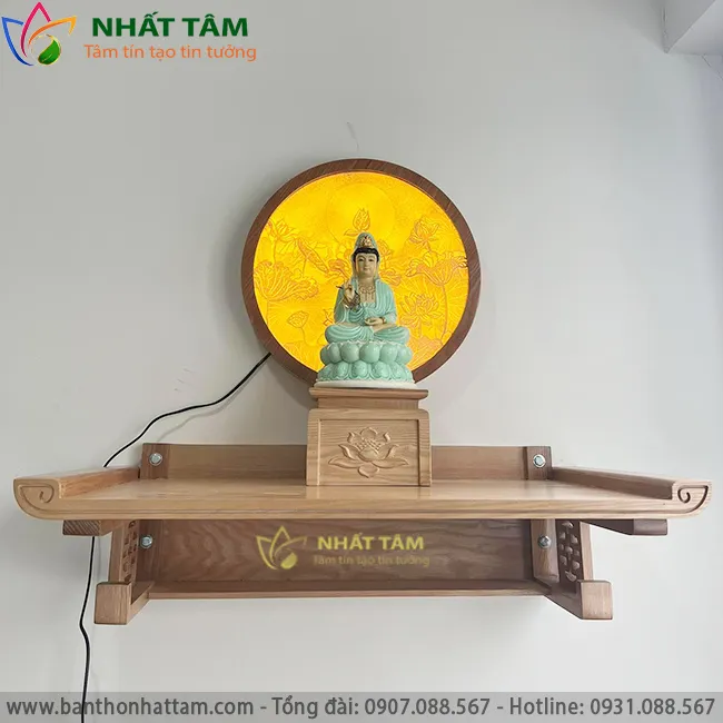 bàn thờ phật treo tường