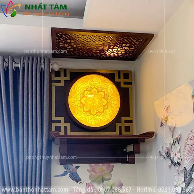 trang thờ treo tường chung cư 
