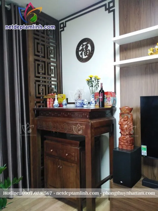 Sắp xếp bàn thờ chung cư