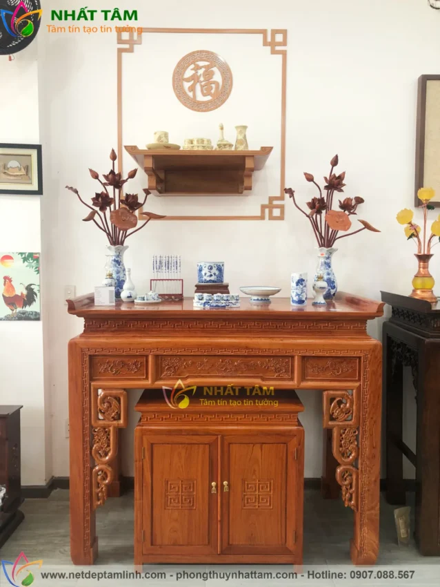 Bàn thờ gia tiên đẹp