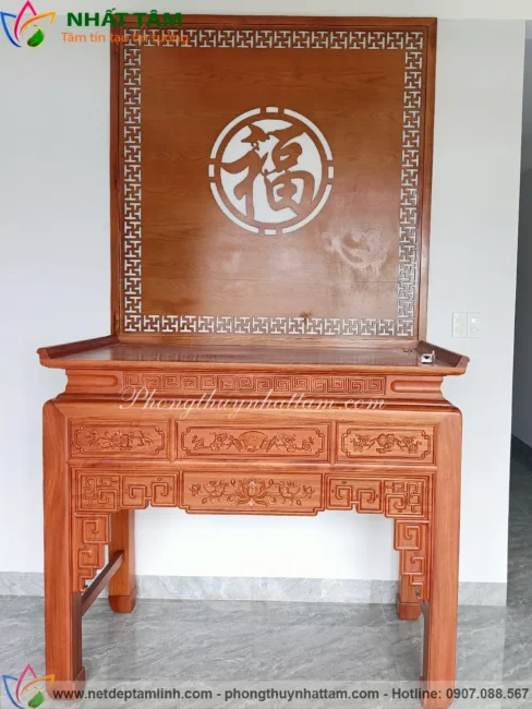 Lựa chọn kích thước bàn thờ đứng hợp lý