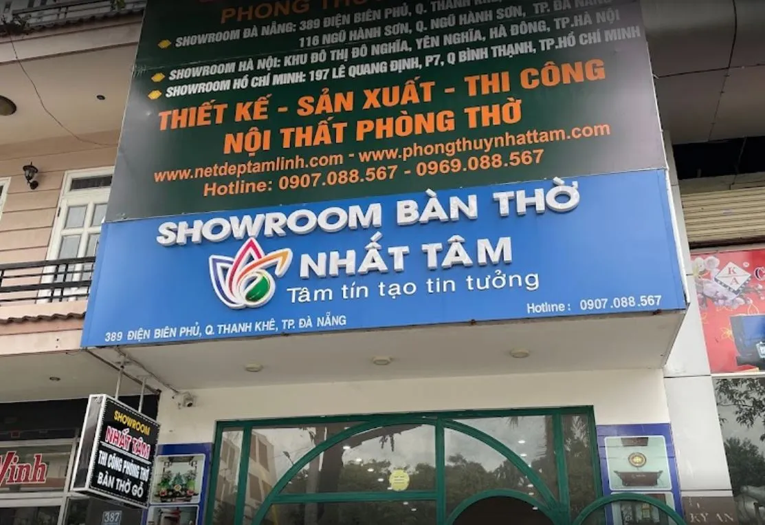 Cửa hàng bàn thờ phong thủy Nhất Tâm
