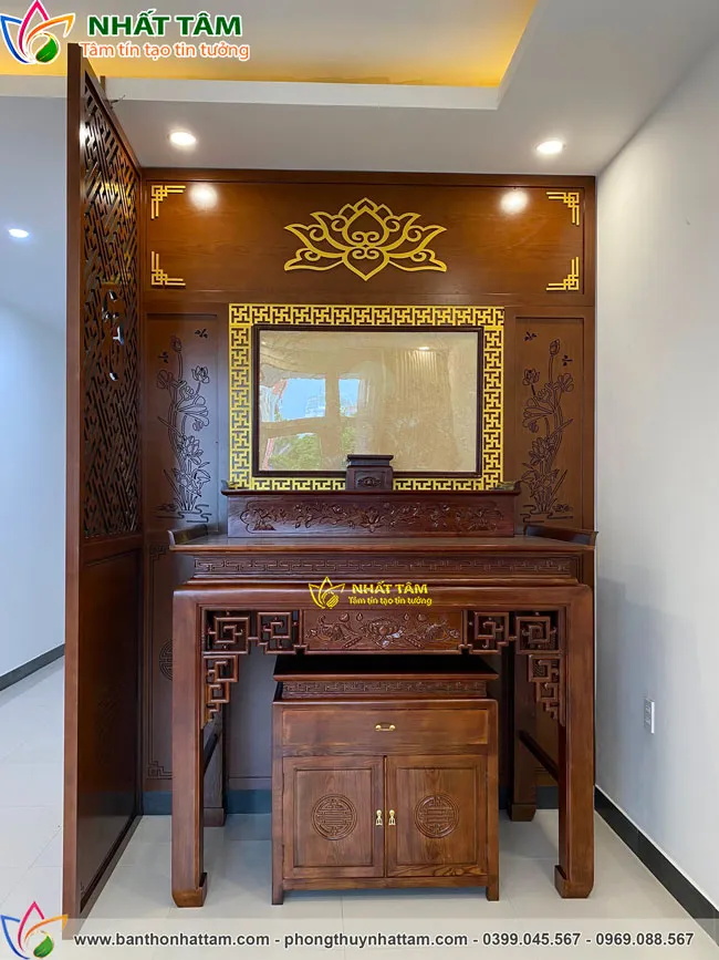 Đơn vị thiết kế - thi công dự án phòng thờ uy tín tại khu vực Đà Nẵng - Hà Nội - Hồ Chí Minh